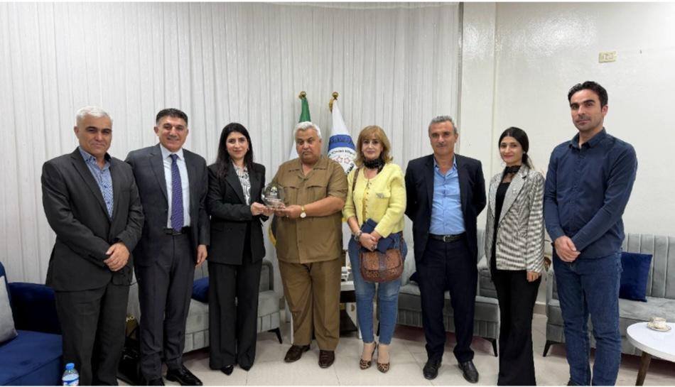 اتحاد المحامين الكورد يختتم أول زيارة رسمية إلى روج آفاي كوردستان
